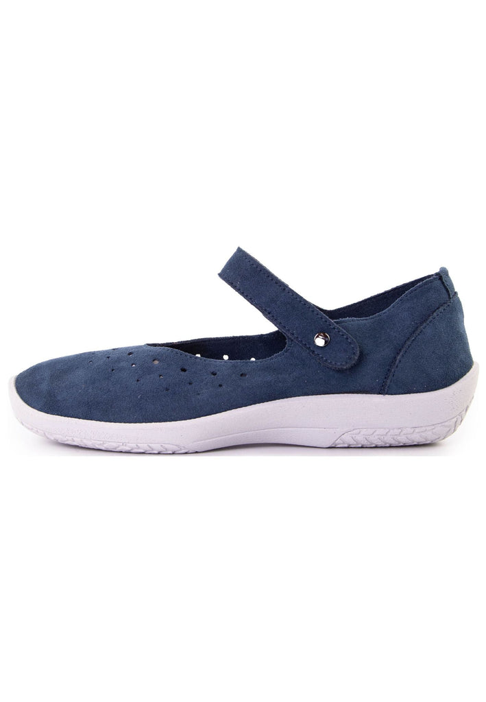 ARCOPEDICO Ballerinas Lederimitat Blau - surf4shoes