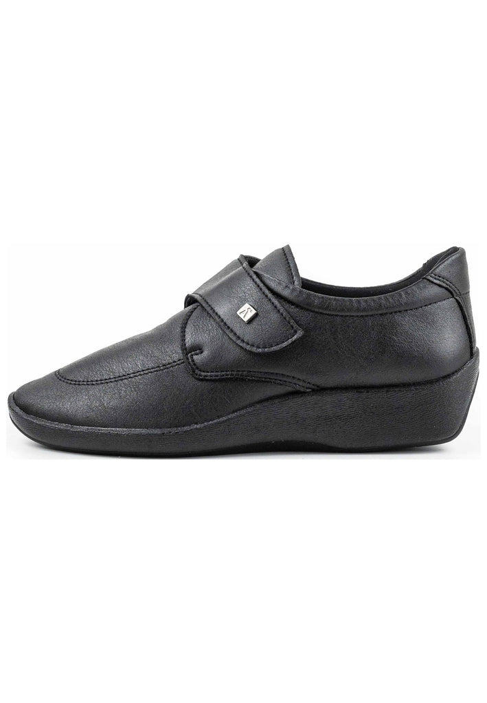 ARCOPEDICO Halbschuhe Lederimitat/Textil Schwarz - surf4shoes