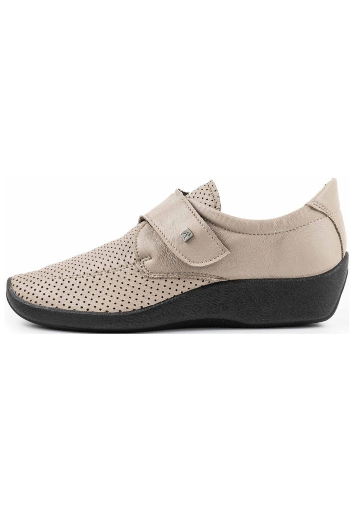 ARCOPEDICO Halbschuhe Lederimitat Taupe - surf4shoes