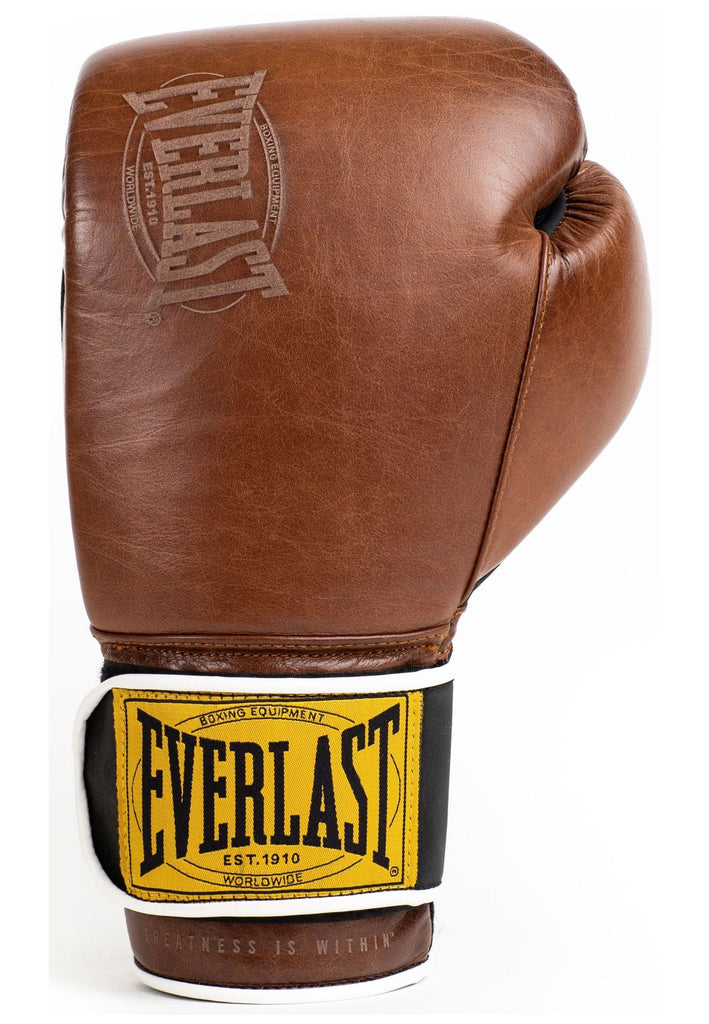 Everlast Boxhandschuhe Leder Braun - surf4shoes