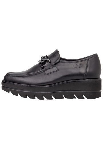 CallagHan Slipper Leder Schwarz - surf4shoes