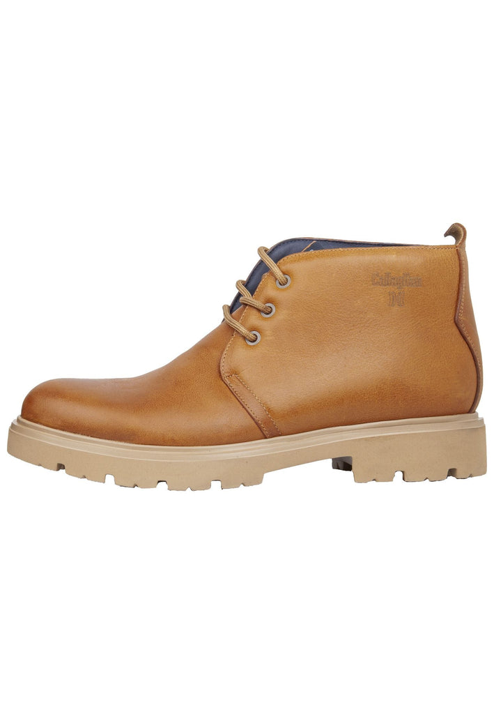 CallagHan Stiefelette Leder Mittelbraun - surf4shoes