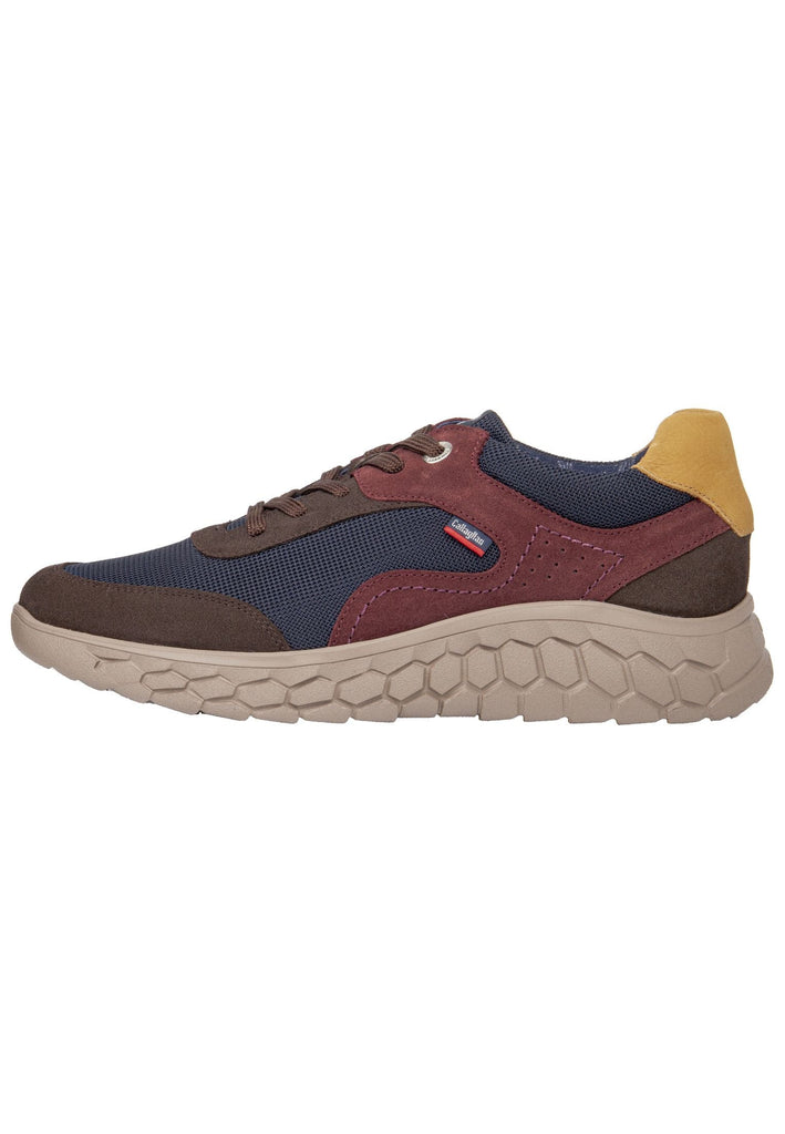 CallagHan Sneaker Leder/Textil Braun/Blau - surf4shoes