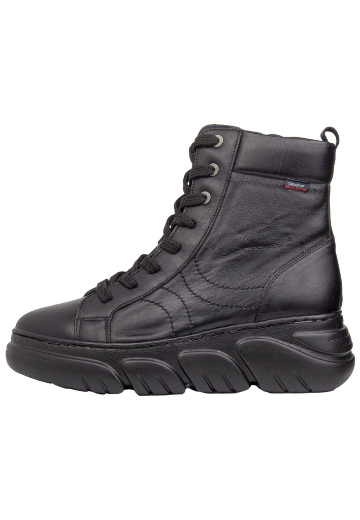 CallagHan Stiefelette Leder/Textil Schwarz - surf4shoes