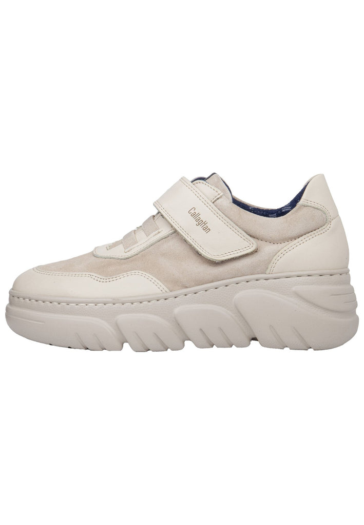 CallagHan Sneaker Leder/Textil Beige - surf4shoes