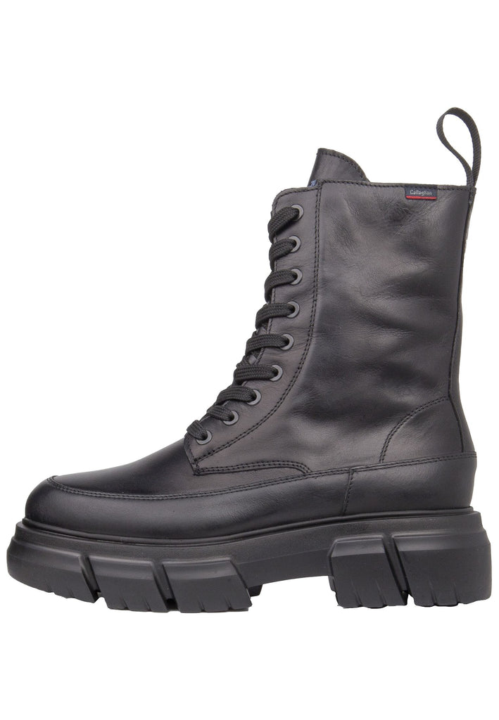 CallagHan Stiefelette Leder/Textil Schwarz - surf4shoes