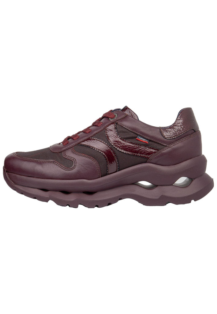 CallagHan Sneaker Leder/Textil Bordeaux - surf4shoes
