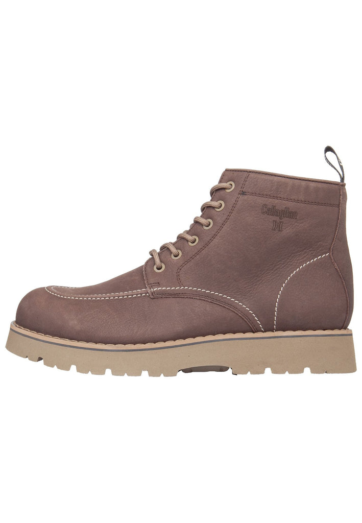 CallagHan Stiefelette Leder/Textil Beige - surf4shoes