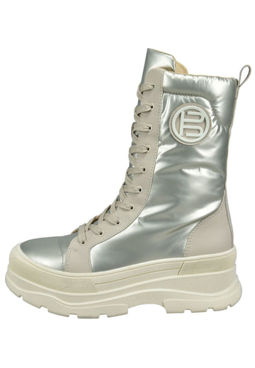 Bagatt Stiefel Lederimitat/Textil Beige/Silber Warmfutter - surf4shoes