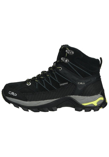 CMP Wanderschuhe Leder/Textil Schwarz/Lime - surf4shoes