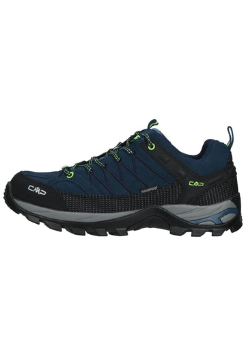 CMP Wanderschuhe Leder/Textil Blau/Gelb - surf4shoes