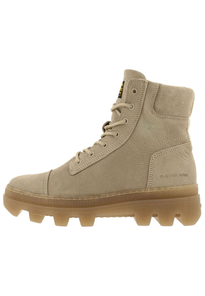 G-Star Stiefelette Veloursleder Taupe - surf4shoes
