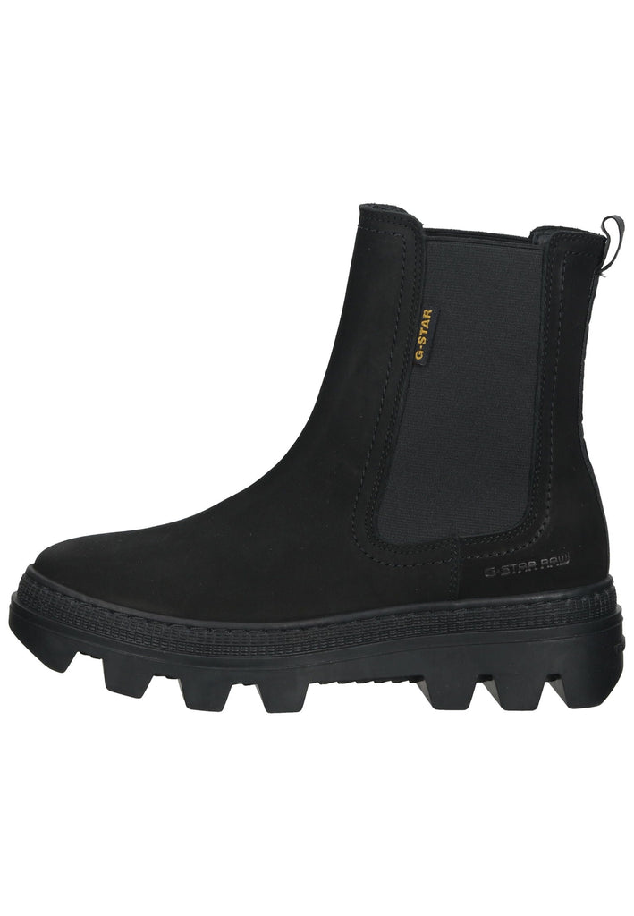 G-Star Stiefelette Leder/Textil Schwarz - surf4shoes