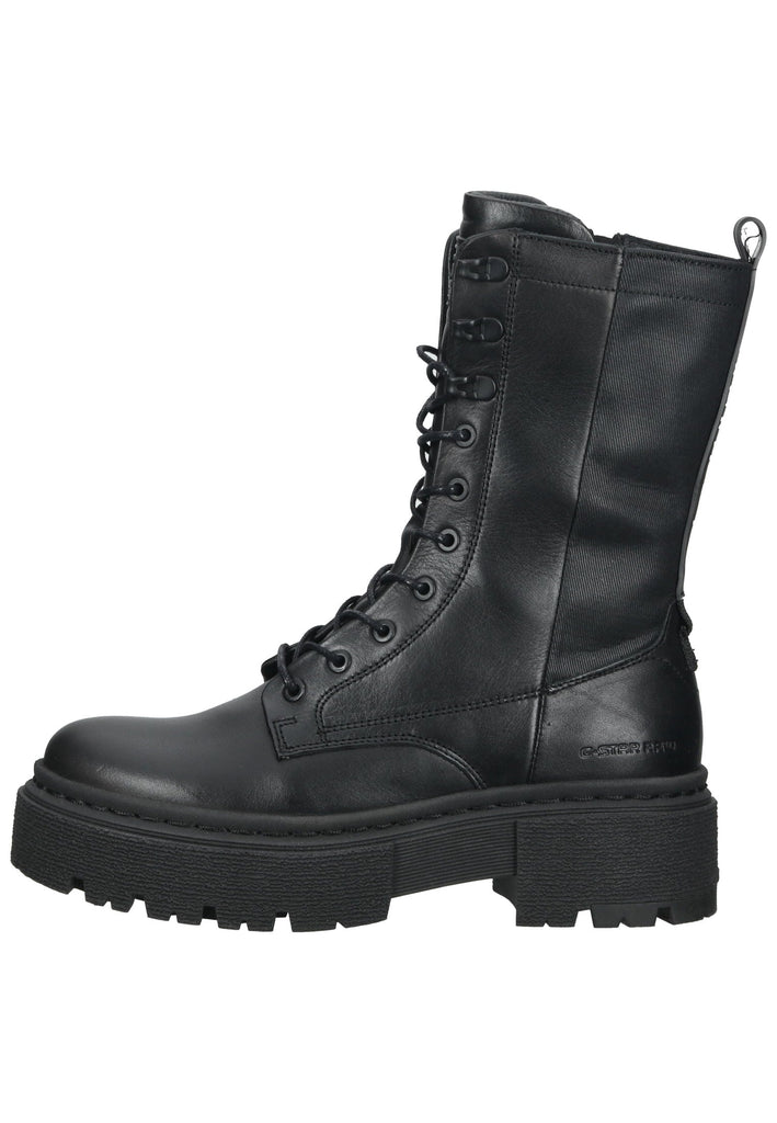 G-Star Stiefelette Leder/Textil Schwarz - surf4shoes