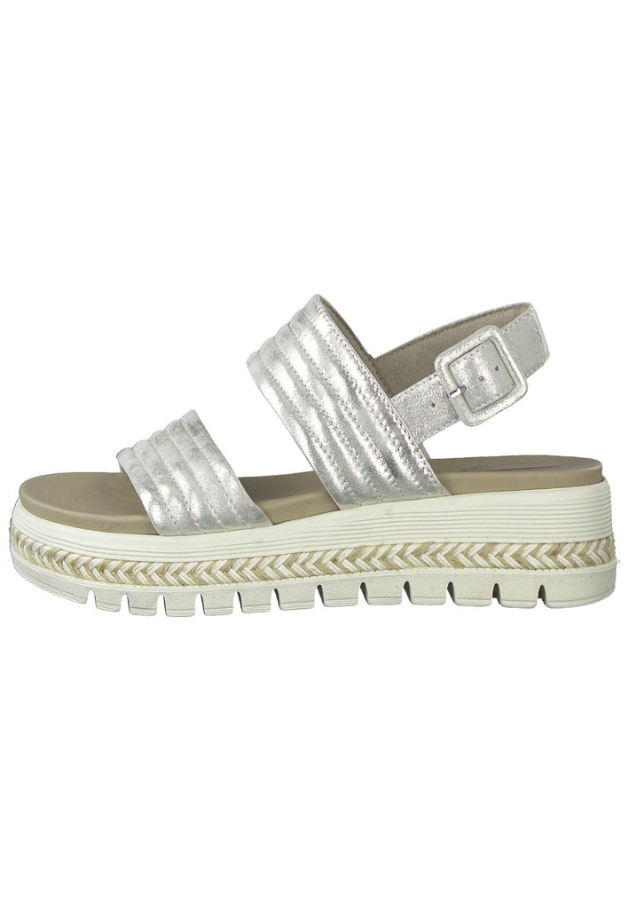 Tamaris Comfort Sandalen Leder Gold - surf4shoes