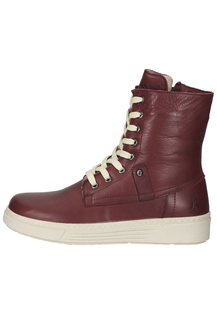 Hush Puppies Sneaker Leder Burgunder - surf4shoes