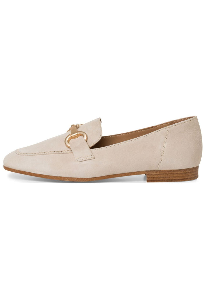 Tamaris Slipper Leder Ivory - surf4shoes