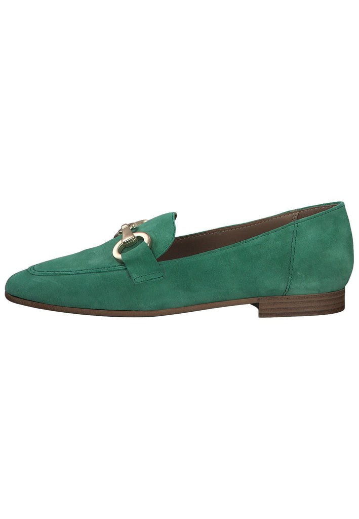 Tamaris Slipper Veloursleder Grün - surf4shoes