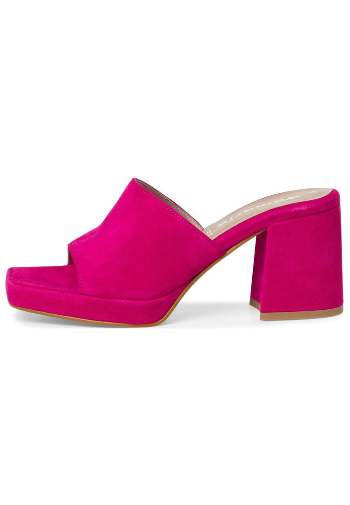 Tamaris Pantoletten Leder Fuchsia - surf4shoes