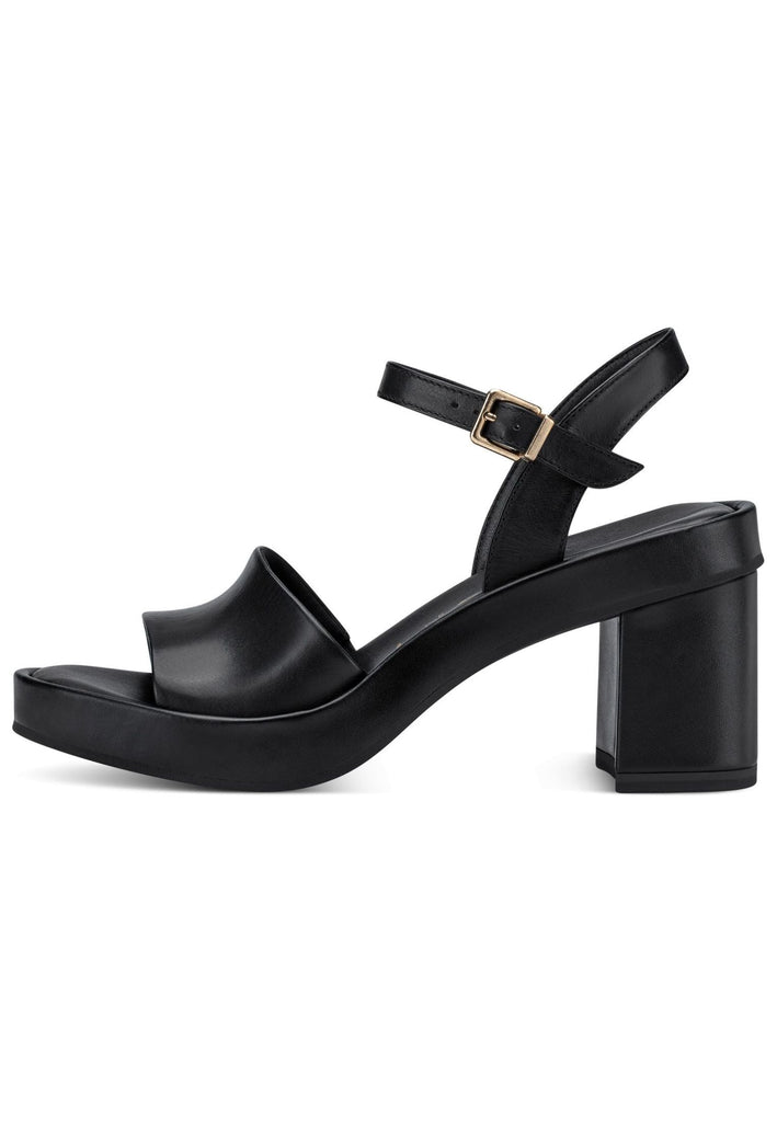 Tamaris Sandalen Leder Schwarz - surf4shoes