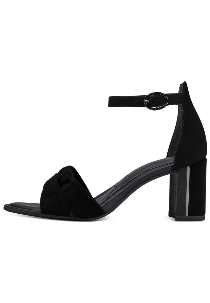 Tamaris Sandalen Veloursleder Schwarz - surf4shoes