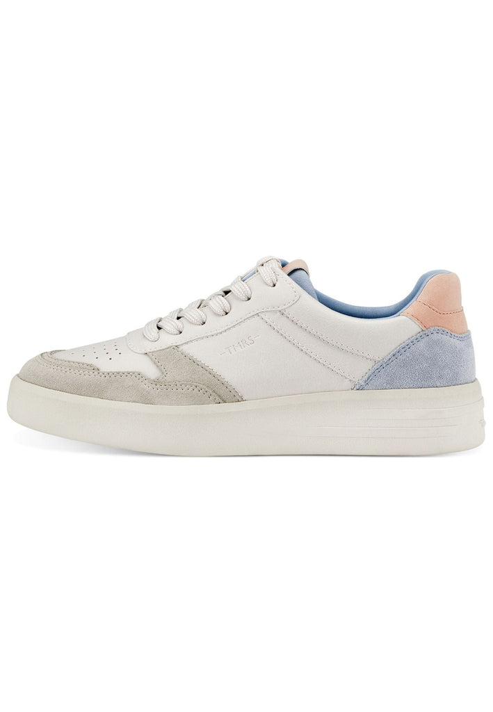 Tamaris Sneaker Leder/Textil Blau/Weiß - surf4shoes