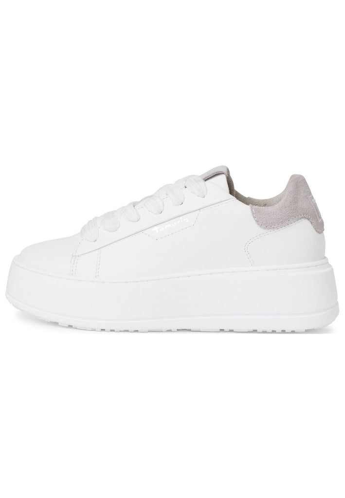 Tamaris Sneaker Leder/Textil Weiß - surf4shoes