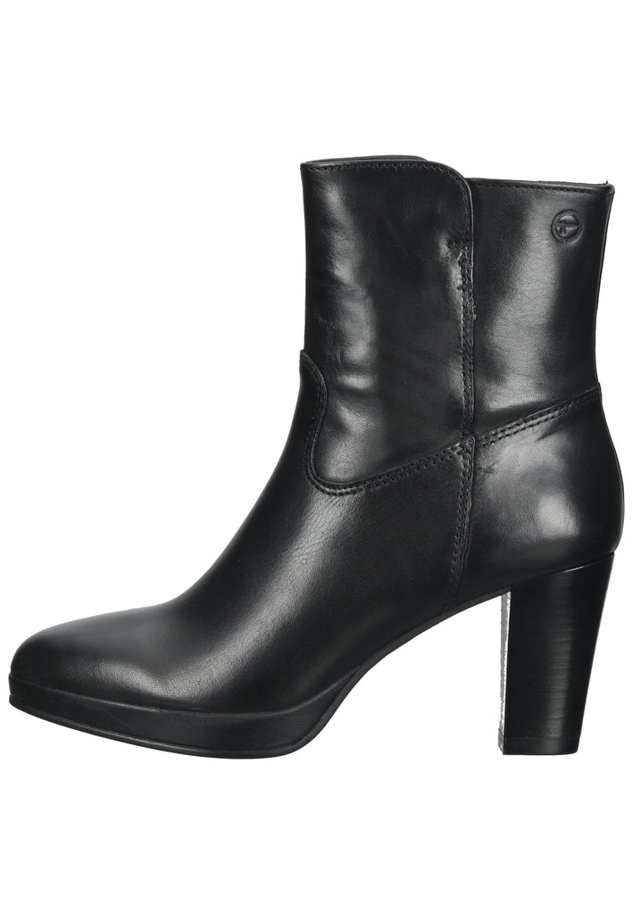 Tamaris Stiefelette Leder Schwarz - surf4shoes