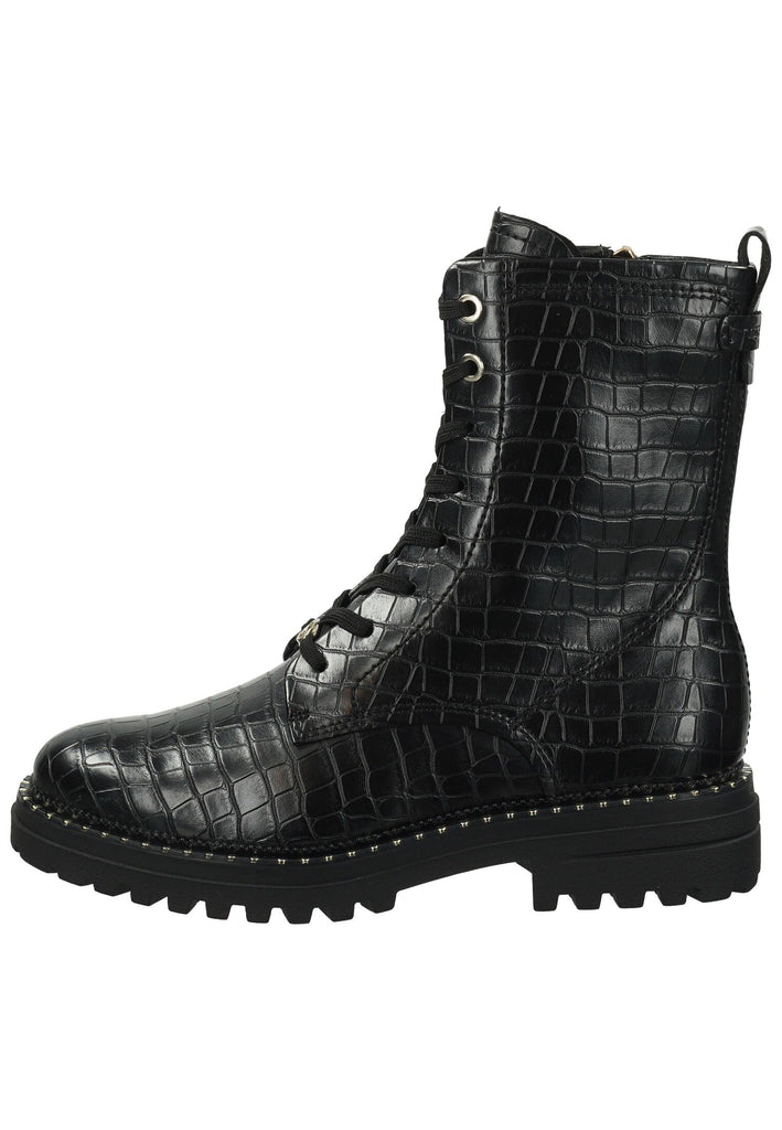 Tamaris Stiefelette Lederimitat Schwarz Warmfutter - surf4shoes