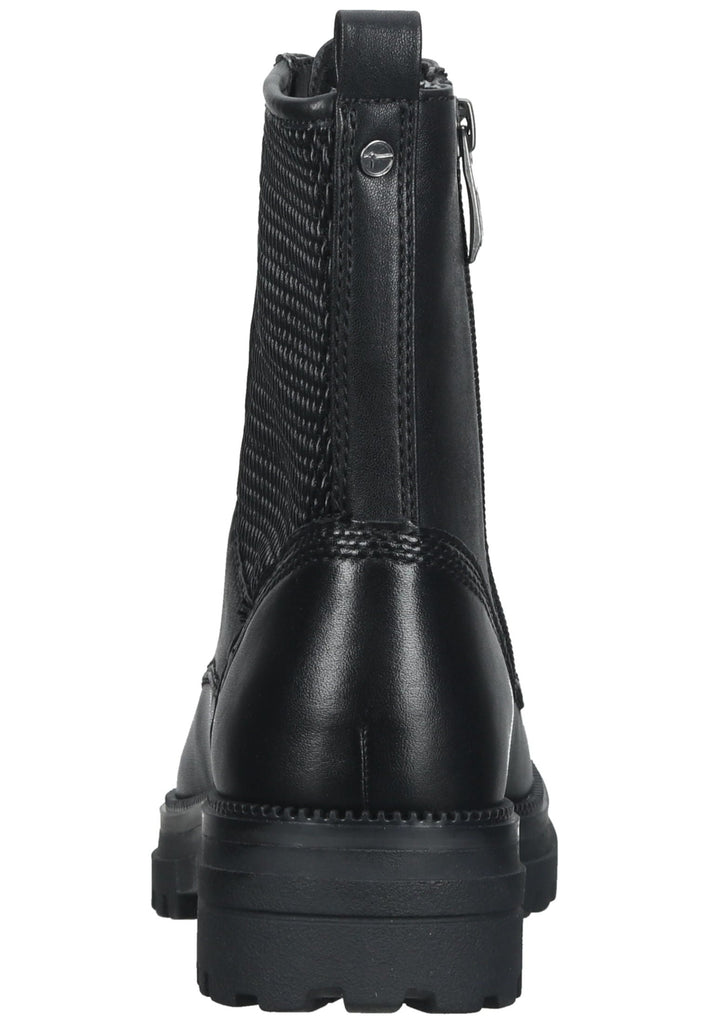 Tamaris Stiefelette Lederimitat Schwarz - surf4shoes