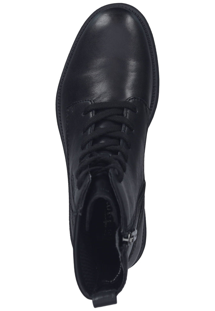 Tamaris Stiefelette Lederimitat Schwarz - surf4shoes