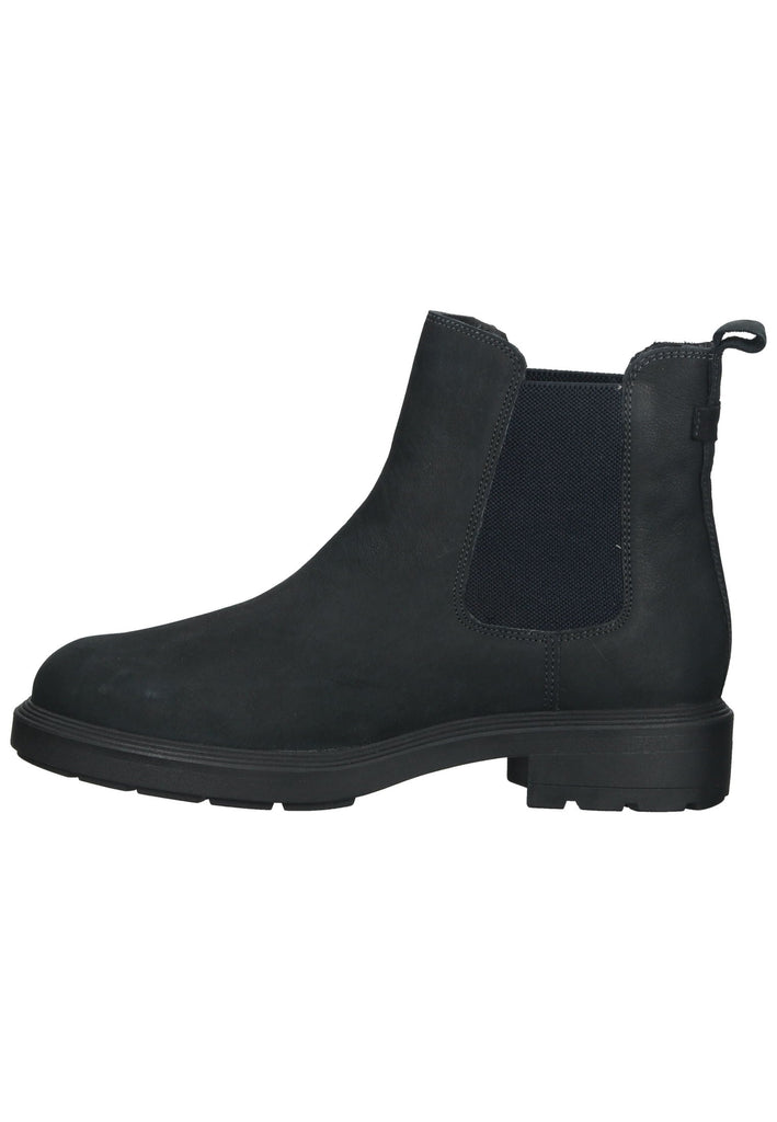 Tamaris Stiefelette Leder Navy - surf4shoes