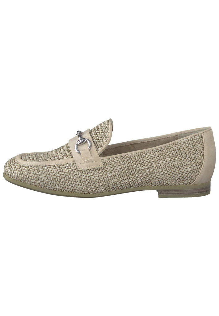 Marco Tozzi Slipper Lederimitat/Textil Powder - surf4shoes