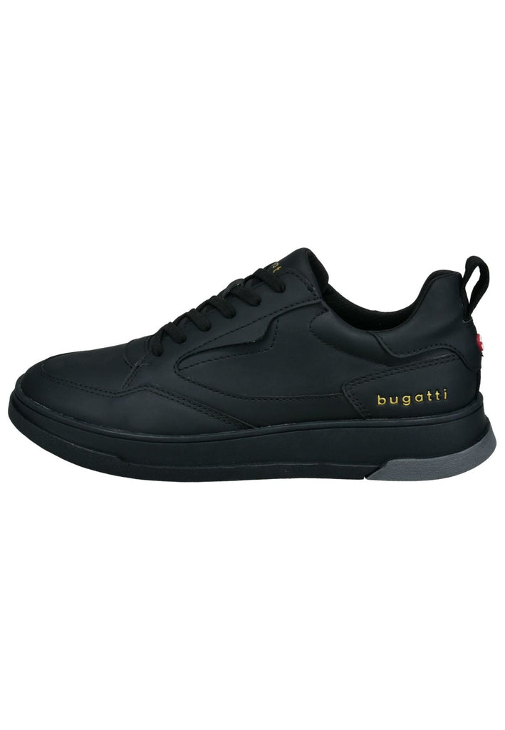Bugatti Sneaker Lederimitat Schwarz - surf4shoes
