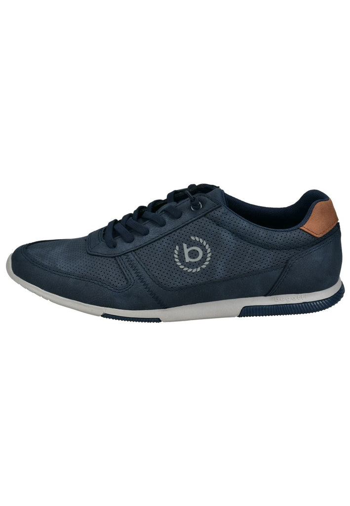 Bugatti Sneaker Lederimitat Dunkelblau - surf4shoes