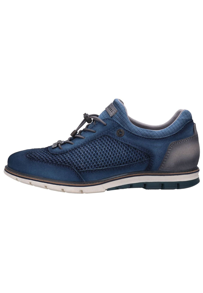 Bugatti Sneaker Leder/Textil Blau - surf4shoes