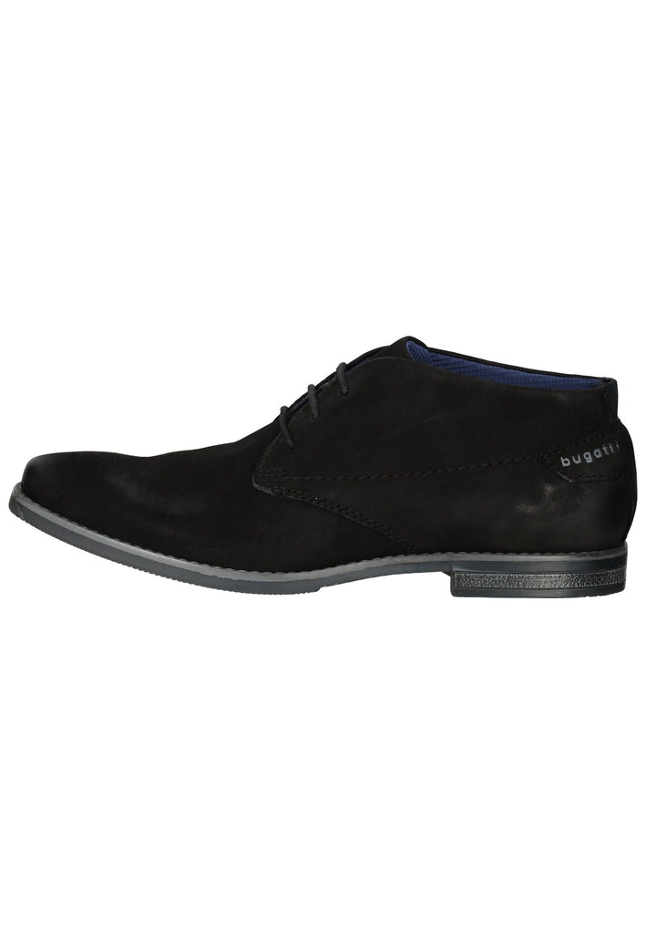 Bugatti Businessschuhe Veloursleder Schwarz - surf4shoes