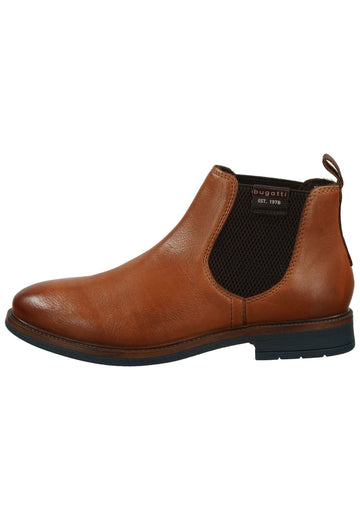 Bugatti Stiefelette Nappaleder Cognac - surf4shoes