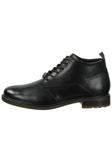 Bugatti Stiefelette Veloursleder Schwarz - surf4shoes