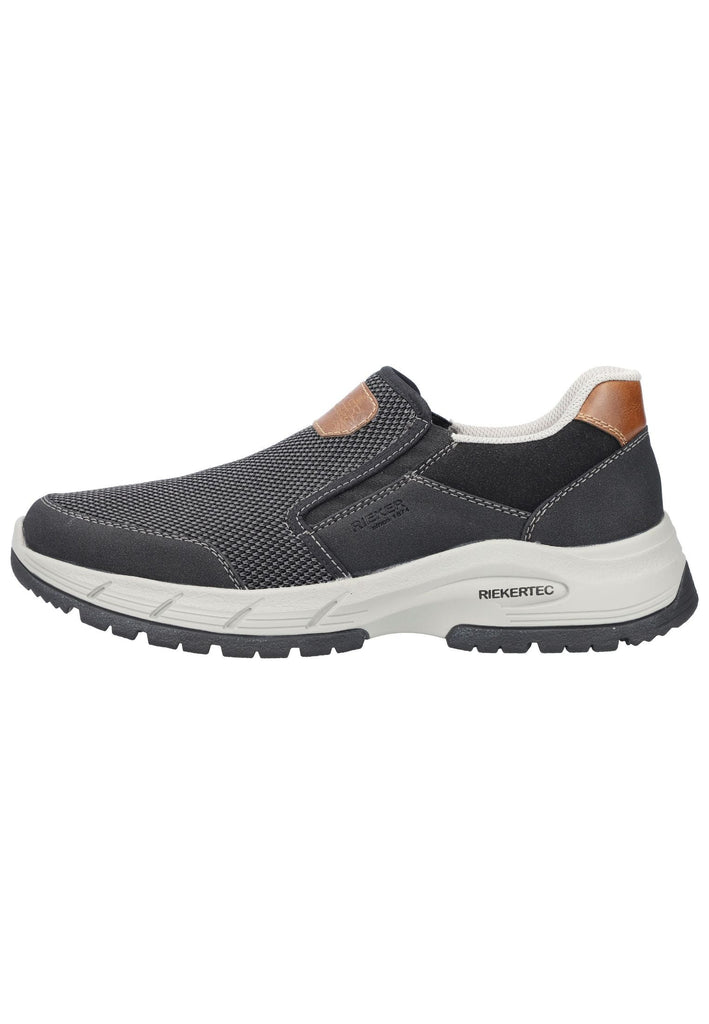 Rieker Sneaker Textil Schwarz/Grau - surf4shoes
