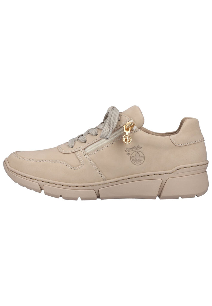 Rieker Sneaker Lederimitat Beige - surf4shoes