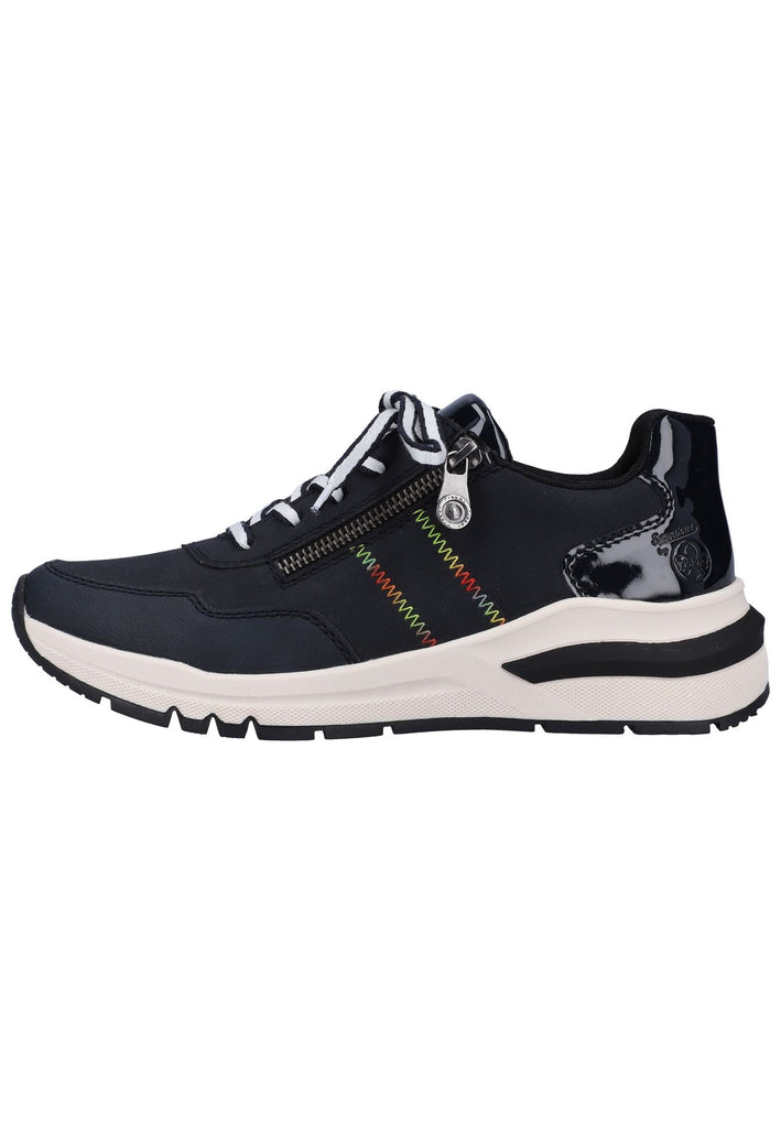 Rieker Sneaker Lederimitat Blau - surf4shoes