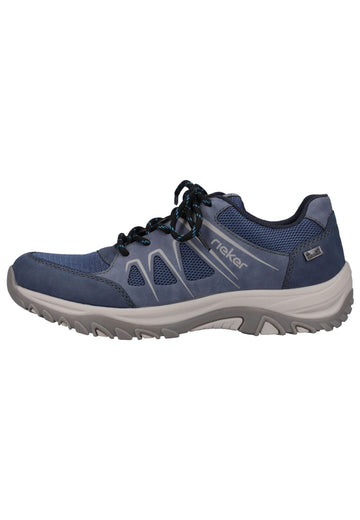 Rieker Halbschuhe Lederimitat Dunkelblau - surf4shoes