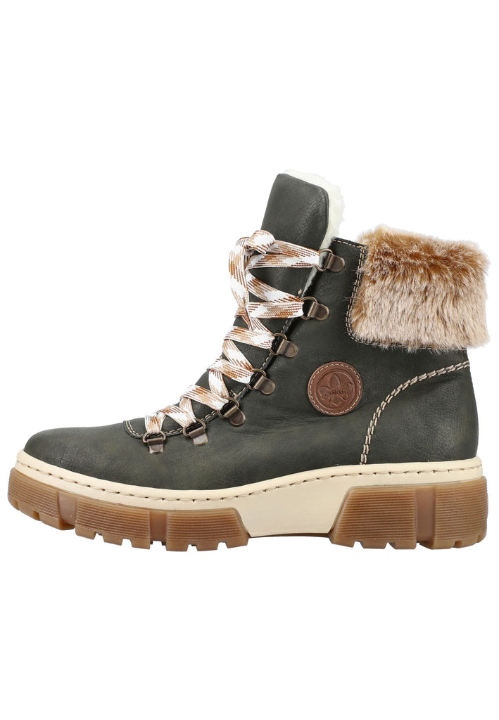 Rieker Stiefelette Lederimitat/Textil Forest Warmfutter - surf4shoes