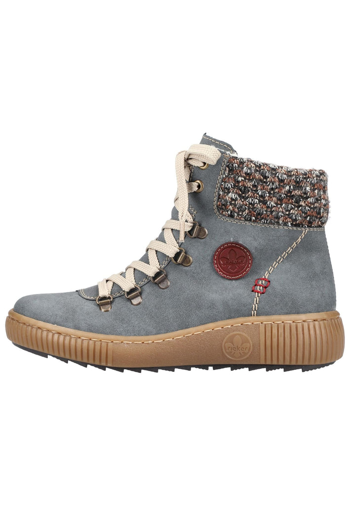 Rieker Stiefelette Lederimitat/Textil Jeans - surf4shoes