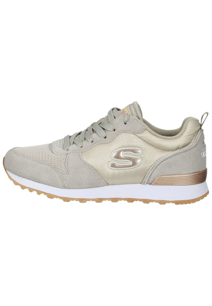 Skechers Sneaker Leder Hellgrau - surf4shoes