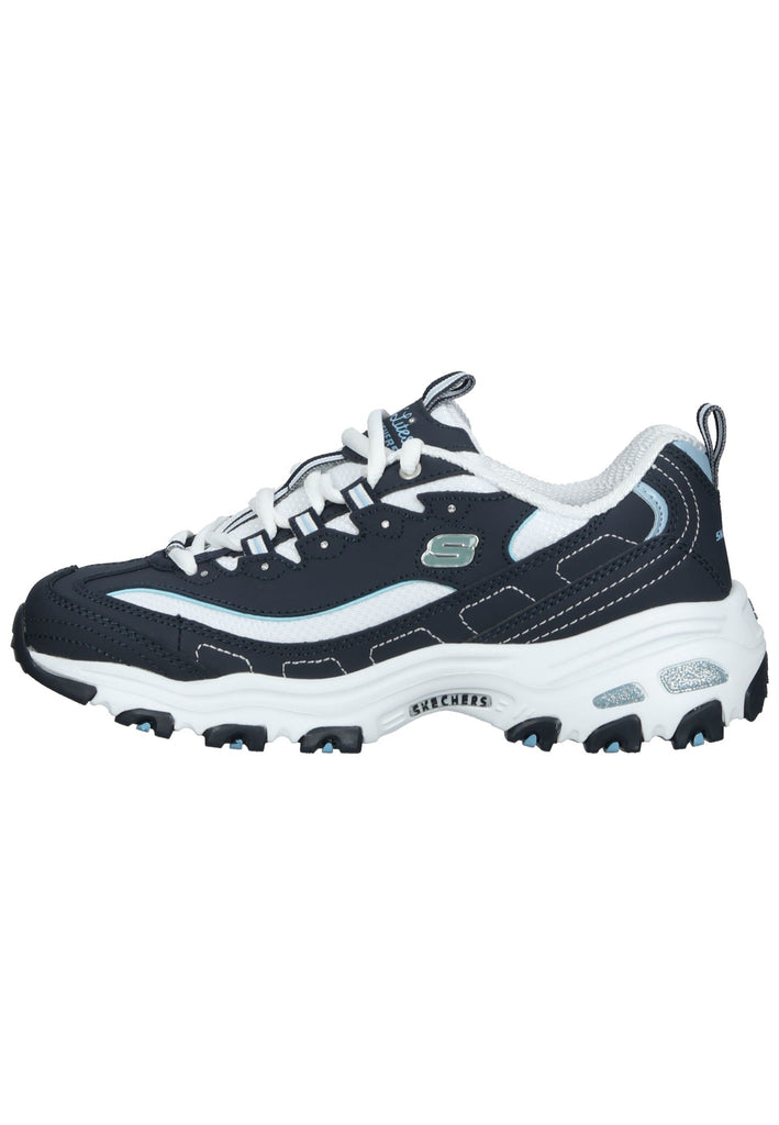 Skechers Sneaker Leder Blau - surf4shoes
