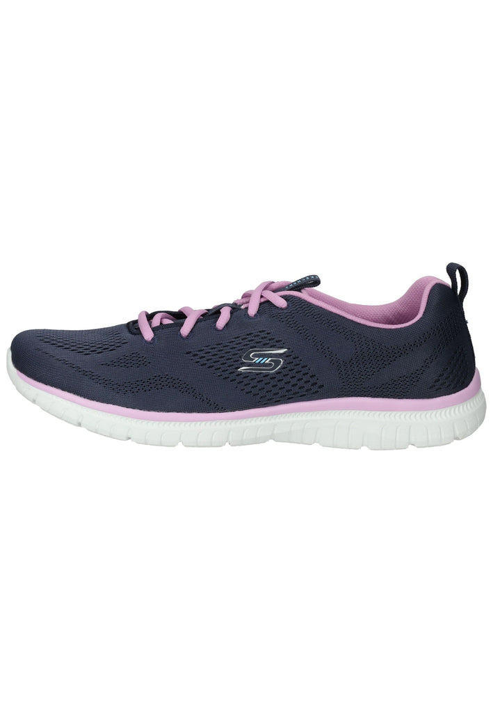 Skechers Sneaker Textil Blau/Pink - surf4shoes