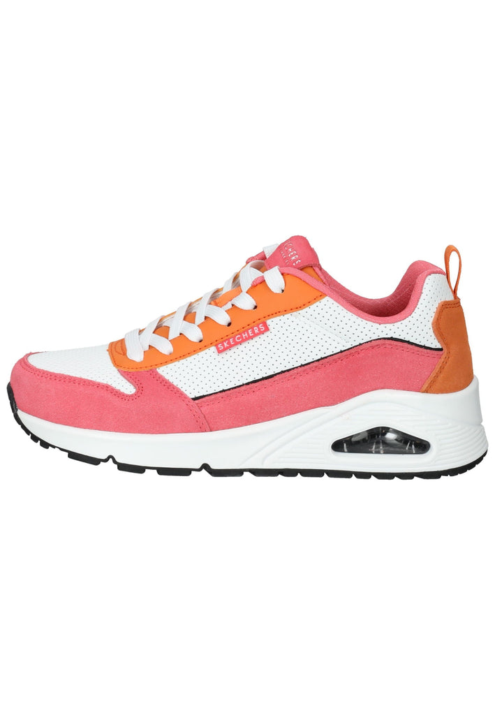 Skechers Sneaker Leder Pink/Weiß - surf4shoes