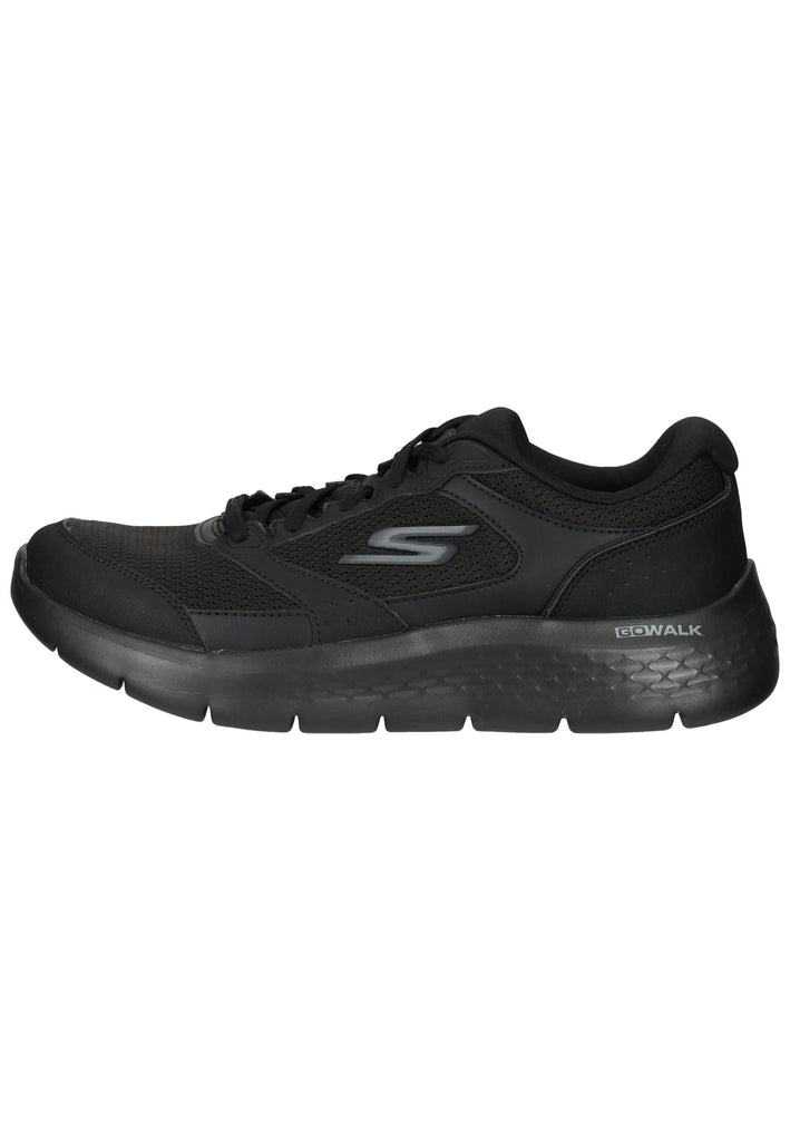 Skechers Sneaker Lederimitat/Textil Schwarz - surf4shoes